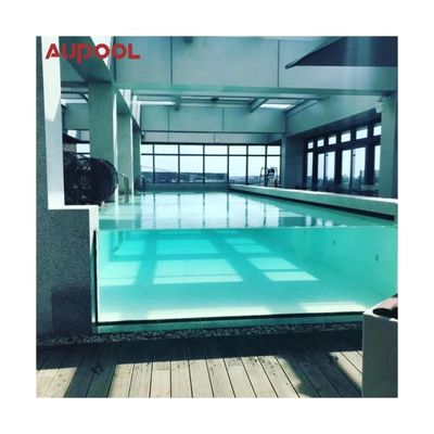 Plate de verre acrylique personnalisée pour les piscines familiales sur le terrain de jeux