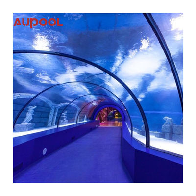 Piscine en acrylique transparente sans filtre montée sur le mur pour piscines sur mesure dans les jardins