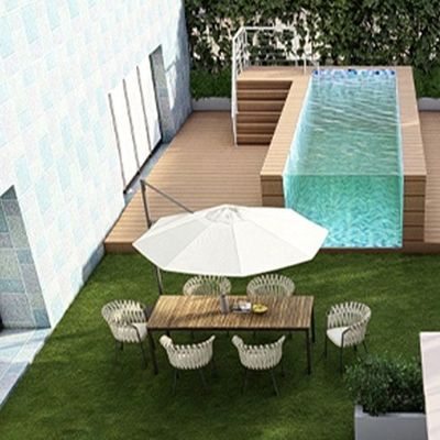 Piscine acrylique lucite pour une durabilité et une fonctionnalité de style
