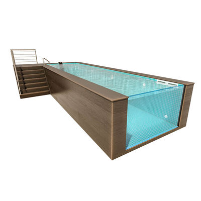 Piscine acrylique lucite pour une durabilité et une fonctionnalité de style
