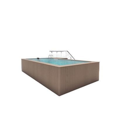 Panneau acrylique transparent Aupool Portable Conteneur extérieur autonome Maison de luxe Villa