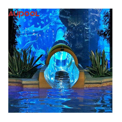 Paroi de piscine en acrylique extérieure avec panneau de verre en acrylique pleinement transparent de 50 mm d'épaisseur à 80 mm