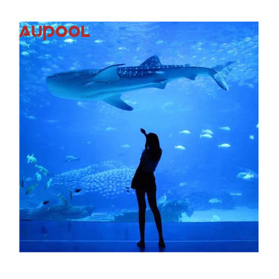 Paroi de piscine en acrylique extérieure avec panneau de verre en acrylique pleinement transparent de 50 mm d'épaisseur à 80 mm