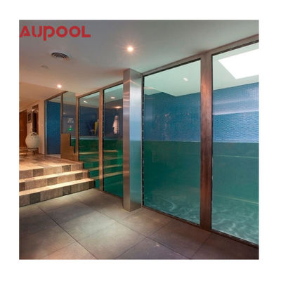 Piscine acrylique transparente de 60 à 80 mm avec mur acrylique avec eau cristalline