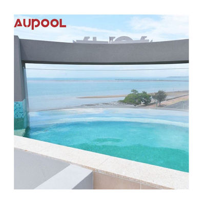 Facile à installer 36 niveaux réglable piscine murale avec piscine murale acrylique machine à jet d'eau