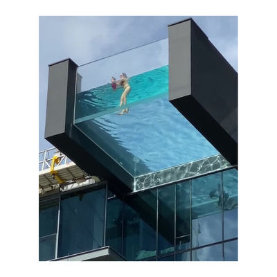 100% de pureté Haute dureté de surface au-dessus du sol Fenêtre acrylique transparente maison piscine