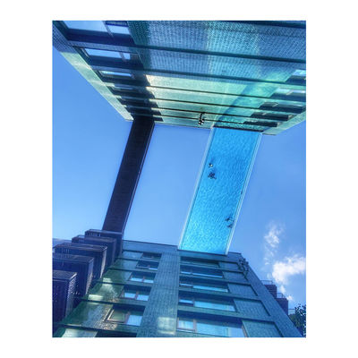 Fonction Durable Acrylique Infinity Pool Fenêtre pour le quartier de la maison et de la salle de gym