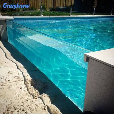 Fenêtre de piscine transparente 30Mm 300Mm Acrylique transparent plastique Pmma Acrylique pour piscine