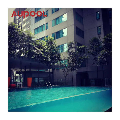 Panneau acrylique en plastique durable Aupool épaisseur transparente coulée Pmma pour piscine