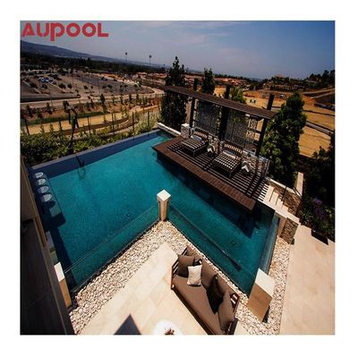 Épaisseur de 30 à 950 mm personnalisée Grand cadre en acier au-dessus du sol Piscine pour hôtel