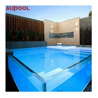 Vitrage sur mesure à haute transparence acrylique de piscine Panneaux de fenêtre muraux