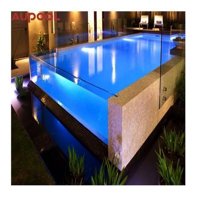 Vitrage sur mesure à haute transparence acrylique de piscine Panneaux de fenêtre muraux