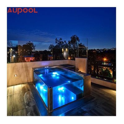 Vitrage sur mesure à haute transparence acrylique de piscine Panneaux de fenêtre muraux