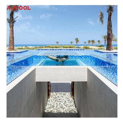 Piscine acrylique à haute diaphanéité sur mesure pour spa et piscines thermostatiques