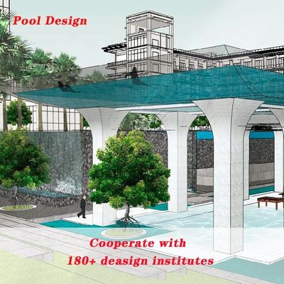Piscine en acrylique coulée de qualité supérieure Taille personnalisée Avantage favorable Meilleur choix de jardin