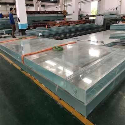 Piscine acrylique à cadre pour taille personnalisée dans les bâtiments commerciaux et résidentiels