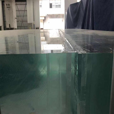 Vente directe de feuille acrylique pour aquarium de poisson rectangulaire sur mesure pour piscine en terre