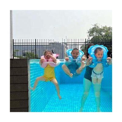 Piscine personnalisée durable au-dessus du sol piscine acrylique avec fonctionnalité épique