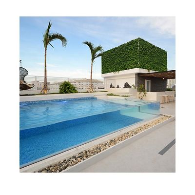 Matériau de construction AUPOOL 30 ans Piscine acrylique non jaunissante pour le toit d'un hôtel au Vietnam