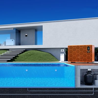 Service de coupe Aupool Villa vitrée transparente pour la piscine de l'hôtel