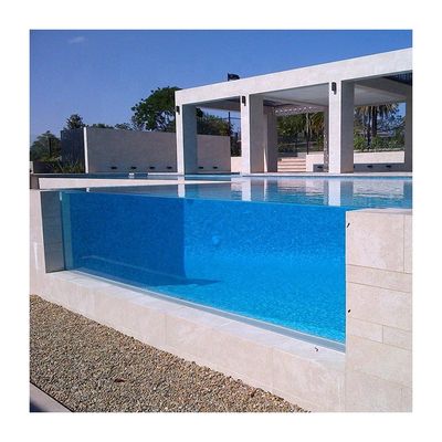 Hôtel personnalisé avec panneau de verre acrylique piscine en fibre de verre avec 100% Virgin PMMA Aupool