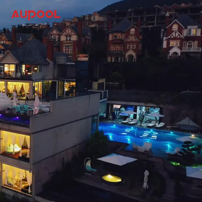 Panneau de fond et de côté transparent de 100 mm pour la piscine de Aupool