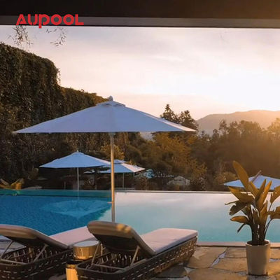 Panneau de fond et de côté transparent de 100 mm pour la piscine de Aupool