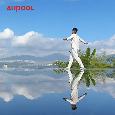 Panneau de fond et de côté transparent de 100 mm pour la piscine de Aupool