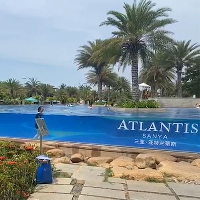 Piscine intérieure avec la luxueuse piscine noire personnalisée d'Aupool