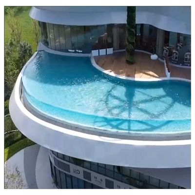 Piscine en acrylique basse piscine reliée pour la villa jacuzzi et plus